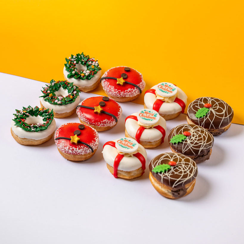 Weihnachten Partybox - 24 Mini-Donuts