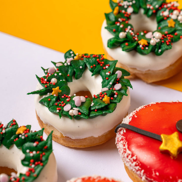 Weihnachten Partybox - 24 Mini-Donuts