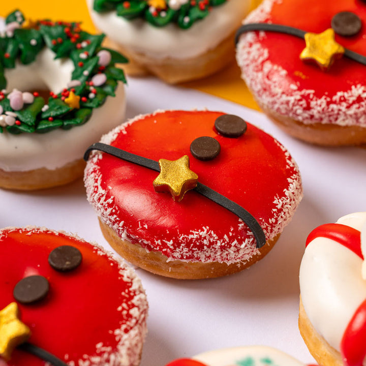 Weihnachten Partybox - 24 Mini-Donuts