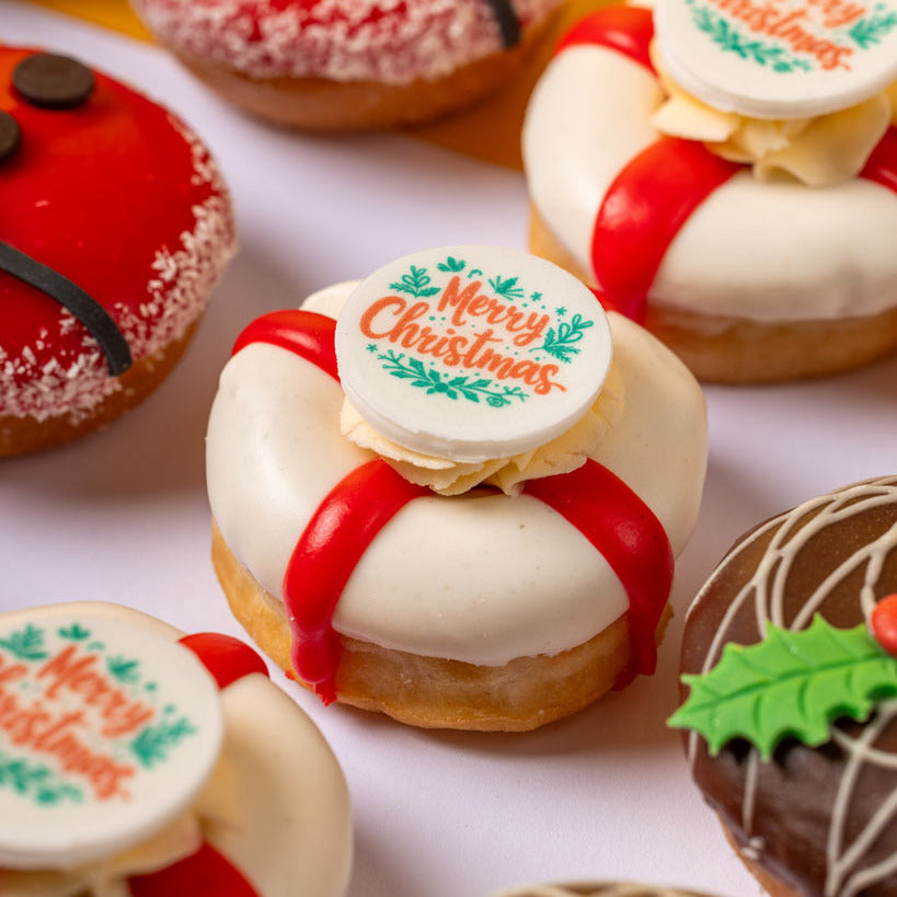 Weihnachten Partybox - 24 Mini-Donuts
