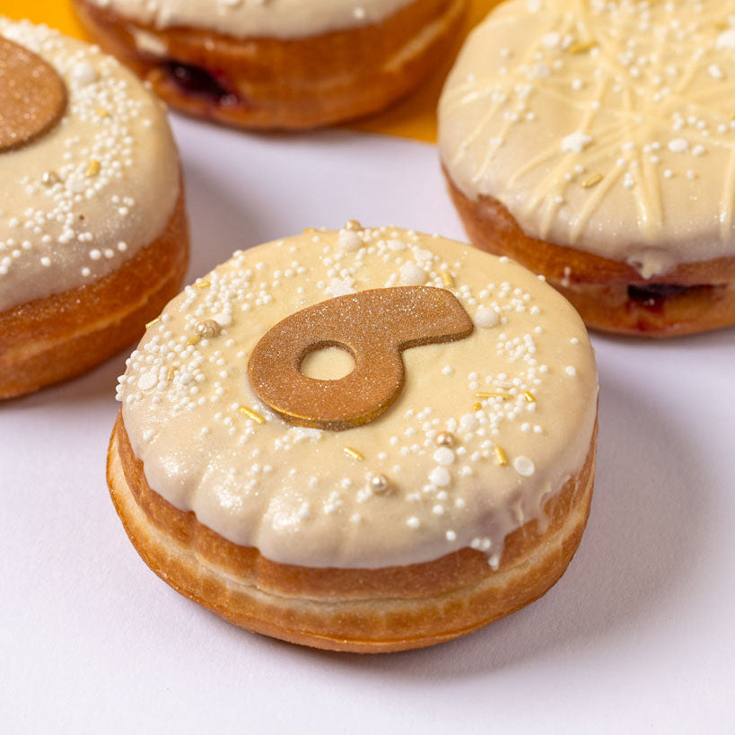 Silvester Donut Geschenkbox (vegan)