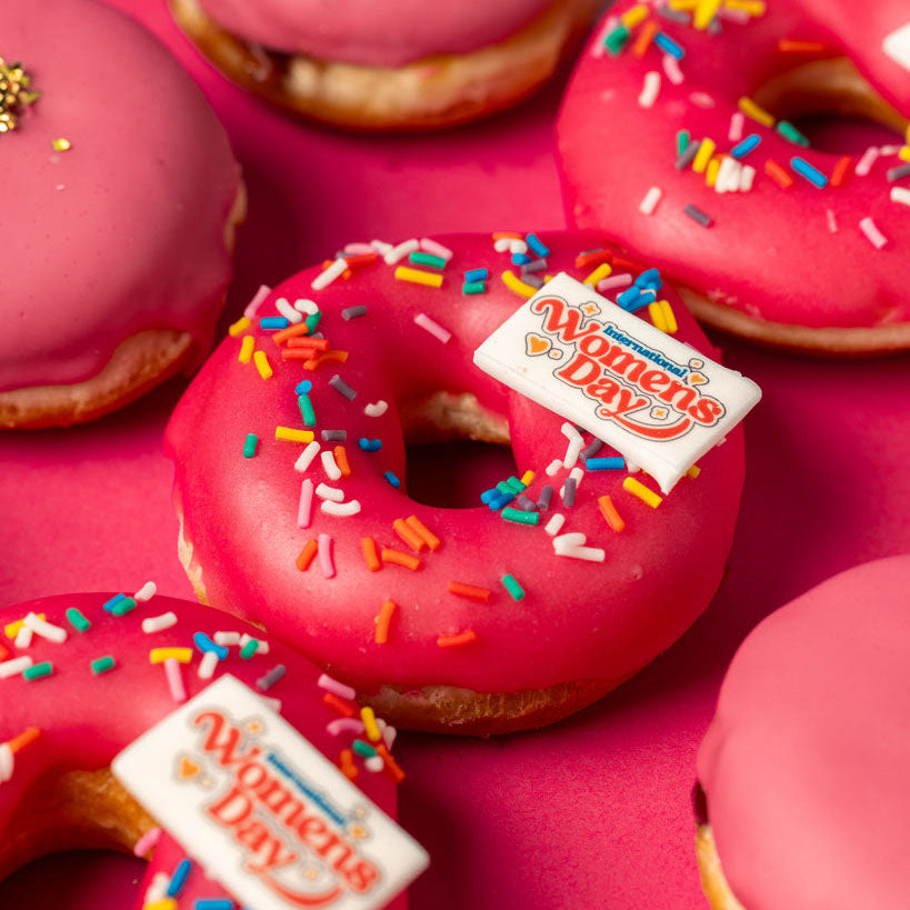 "Weltfrauentag Special" Mini-Donut Geschenkbox