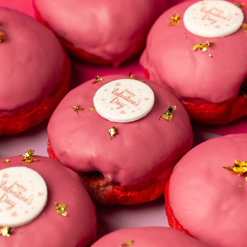„Velvet Valentine“ Mini-Donut Geschenkbox (VG)