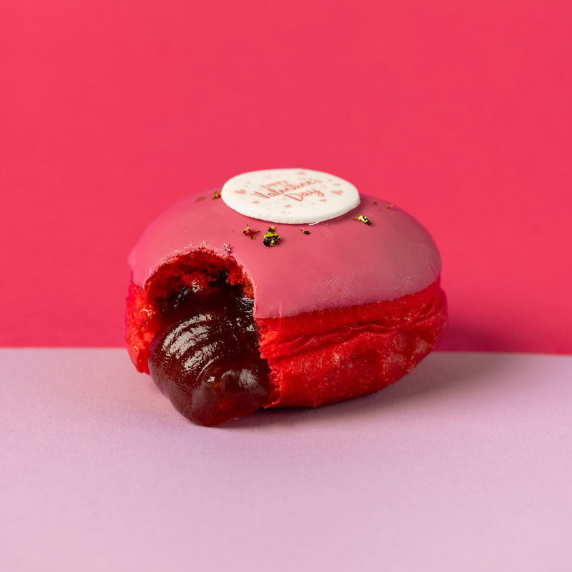 „Velvet Valentine“ Mini-Donut Geschenkbox (VG)