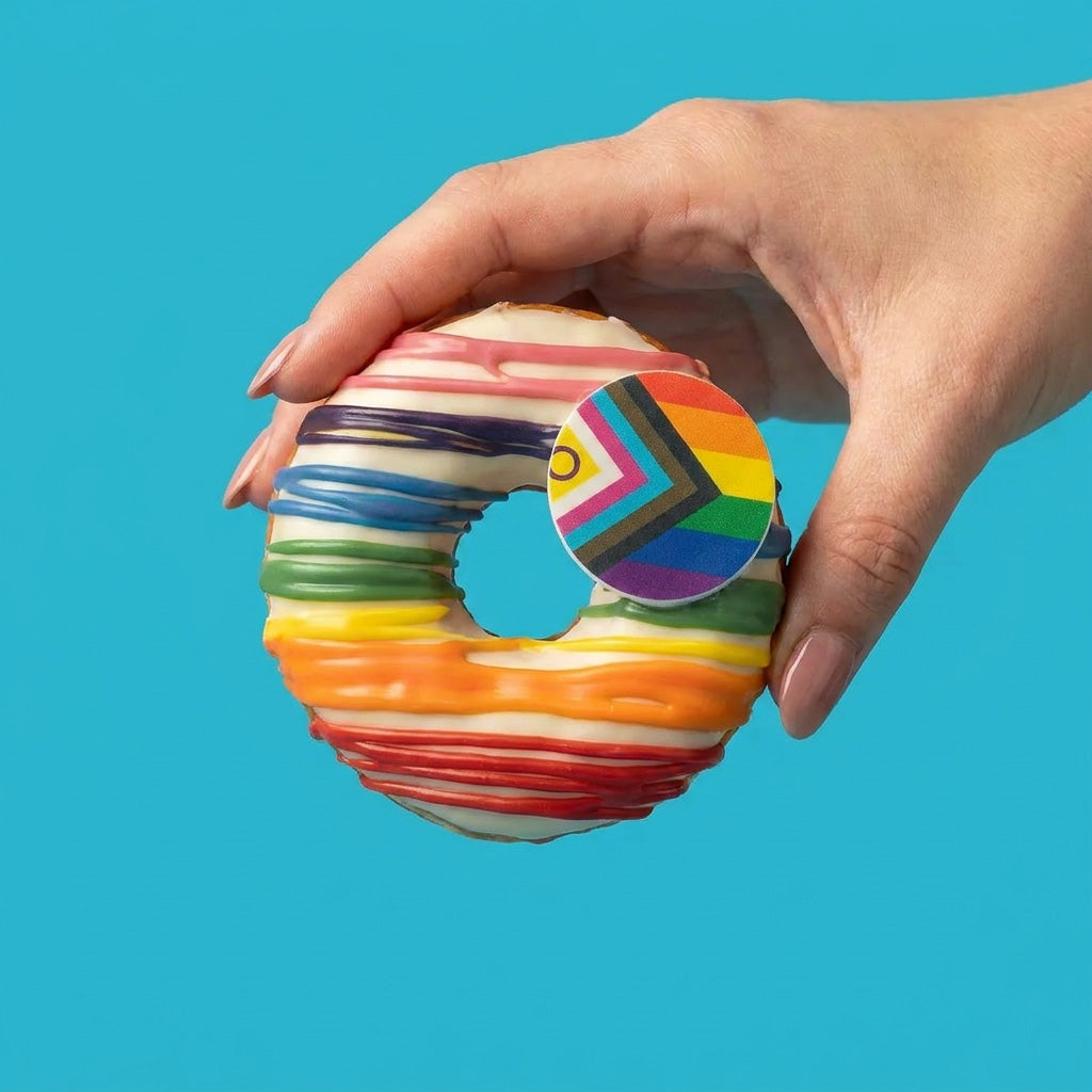 "Chocolate Pride" vegan mini doughnut gift box